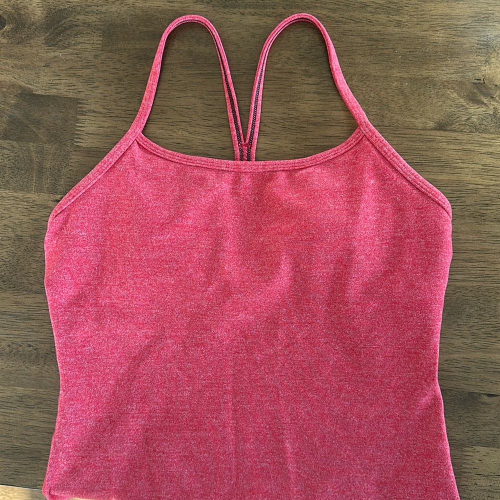 Lululemon heather red tank
